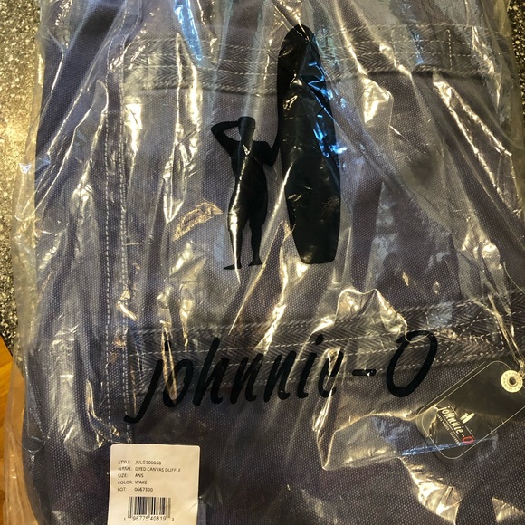 Johnnie-O Blue Canvas Duffle Bag - Picture 4 of 4